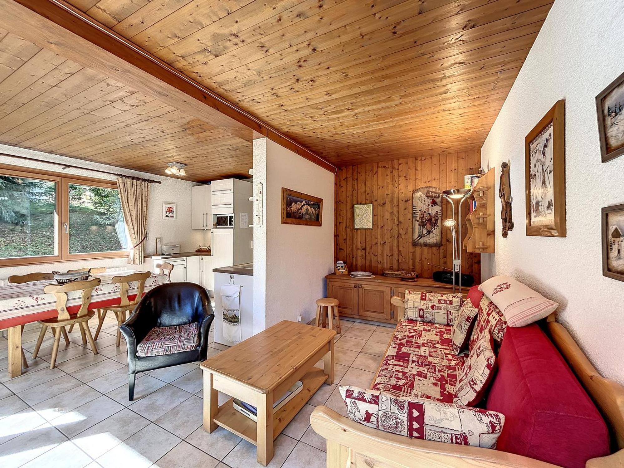 Bel Apt Au Centre De Combloux Avec Jardin, Balcon, Wifi Et Parking A 300M Des Commerces - Fr-1-560-52 Экстерьер фото